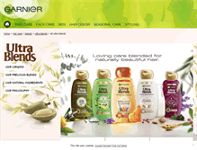 Tablet Screenshot of garnier.in